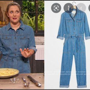 Anthropologie Pilcro and Letterpress denim jumpsuit Size S-sold